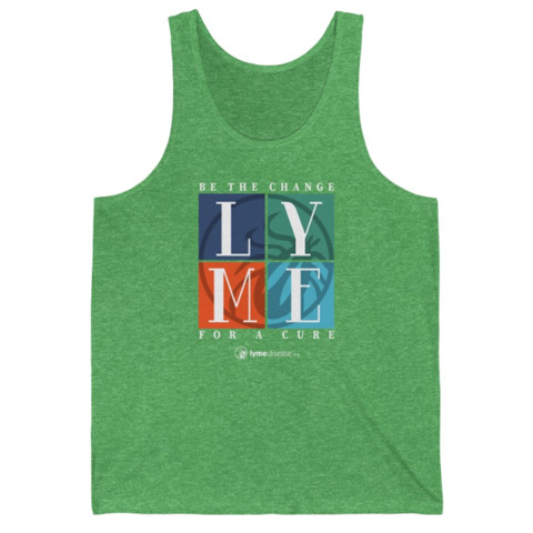 Be The Change For A Lyme Disease Cure Unisex Jersey Tank