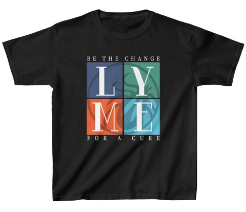 Be The Change For A Lyme Disease Cure Child's Black T-Shirt