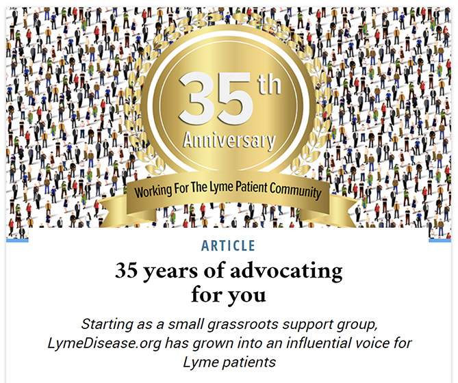 LymeDisease.org — 35 years of advocating for you