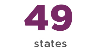in 49 states