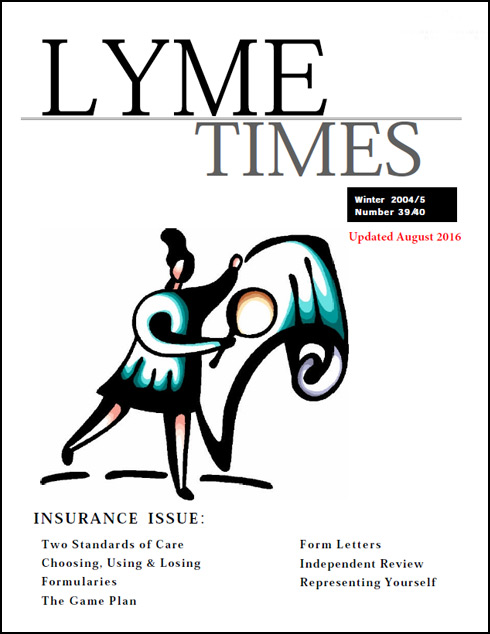 LymeTimes Insurance & Lyme Disease Issue