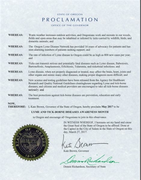 oregon proclamation 2017