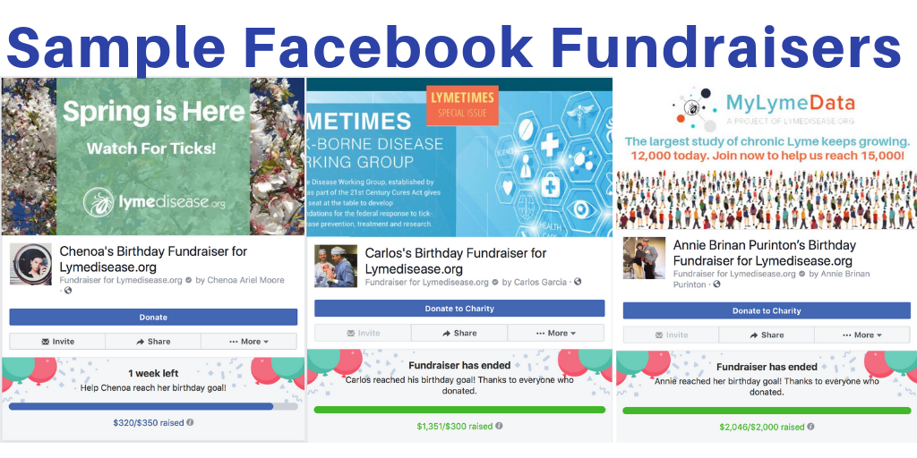 Facebook fundraisers