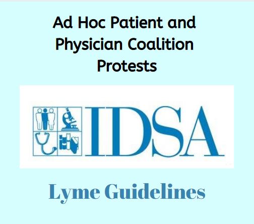 Ad hoc coalition protests IDSA Lyme guidelines