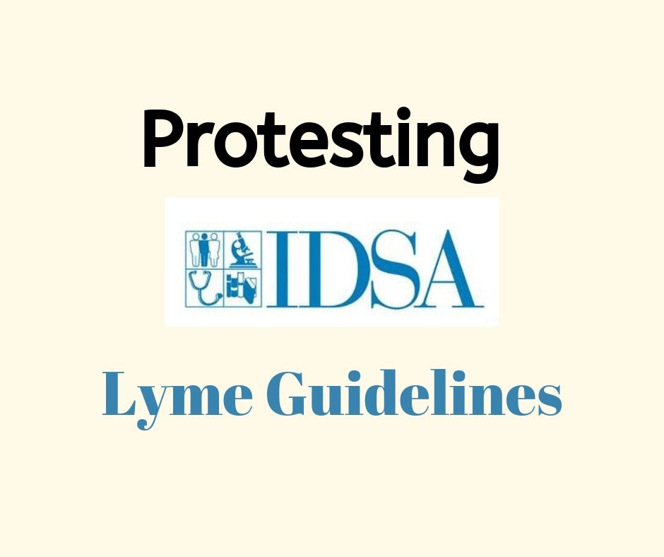 Protesting IDSA Lyme guidelines