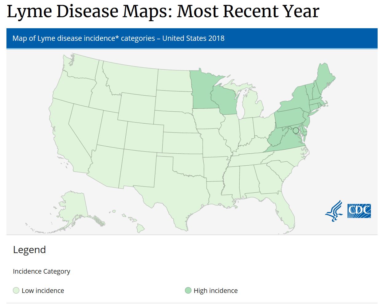 lyme maps CDC