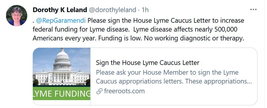 increase Lyme funding